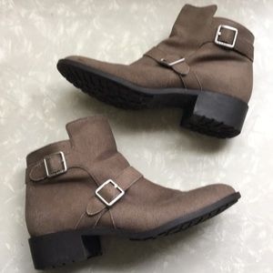 Cole Haan Suede Booties EUC